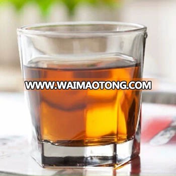 Wholesale hot barware rock clear whiskey glass, designer short whiskey glass