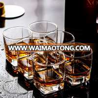 Hot Selling 210ml Transparent Square Whiskey Glasses For Bar Party