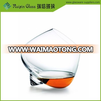 Hot sale elegant stemless glass wine glasses,brandy glass for sale