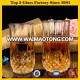 hot selling unique drinking glass cup tea glass cup from China factory Faqiang glassware