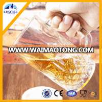 Wholesale cheap beer glass mug , Eco-Friendly Transparent big size 450ml beer mug with handle