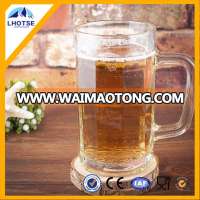 18oz Promotional Superior Quality Glass Beer Mug with Heavy Bottom