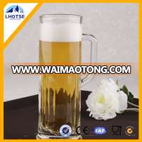 18oz Tall and Thin Wholesale Cheap Beer Glass Mug With Heavy Base Nanjing Port