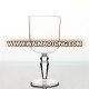 Set of Colorful Hand Blown Customized Spiral Stem Thick Wine Glasses